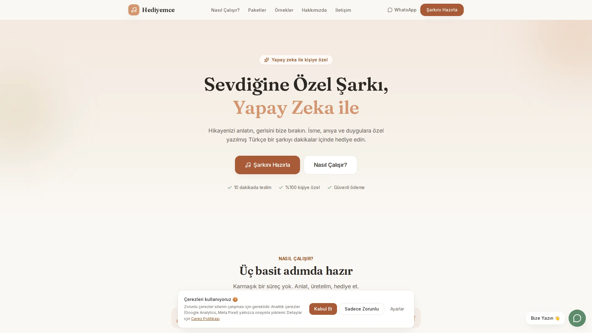 Hediyemce masaüstü ekran görüntüsü